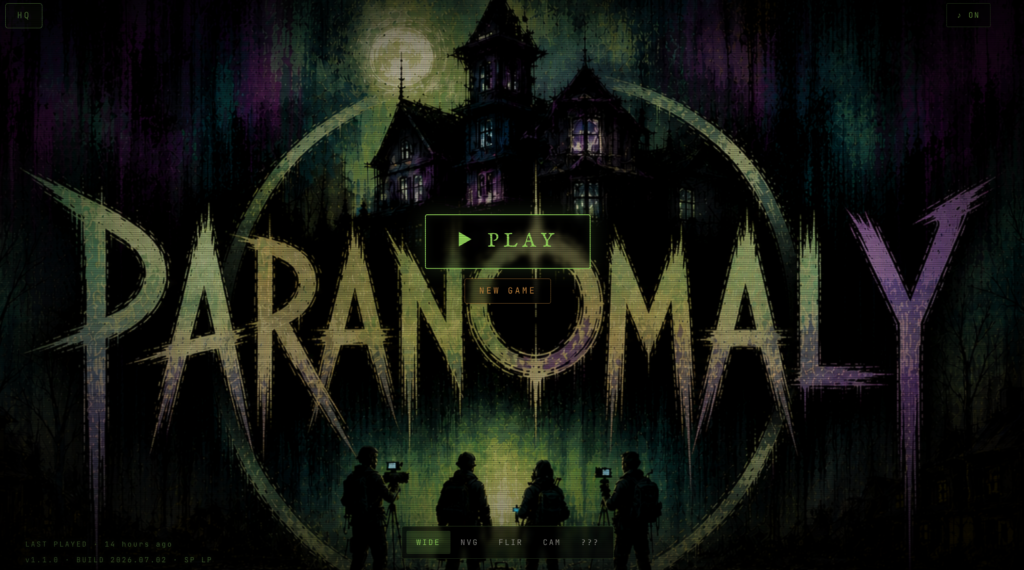 paranormal investigation game